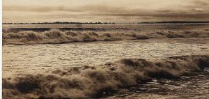 1917-1930 RPPC USA Breaking Waves Sea Ocean Surf Armstrong Real Photo Postcard