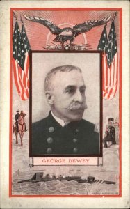 George Dewey Navy Admiral American History Patriotic JJ Austen Pub. c1910 PC