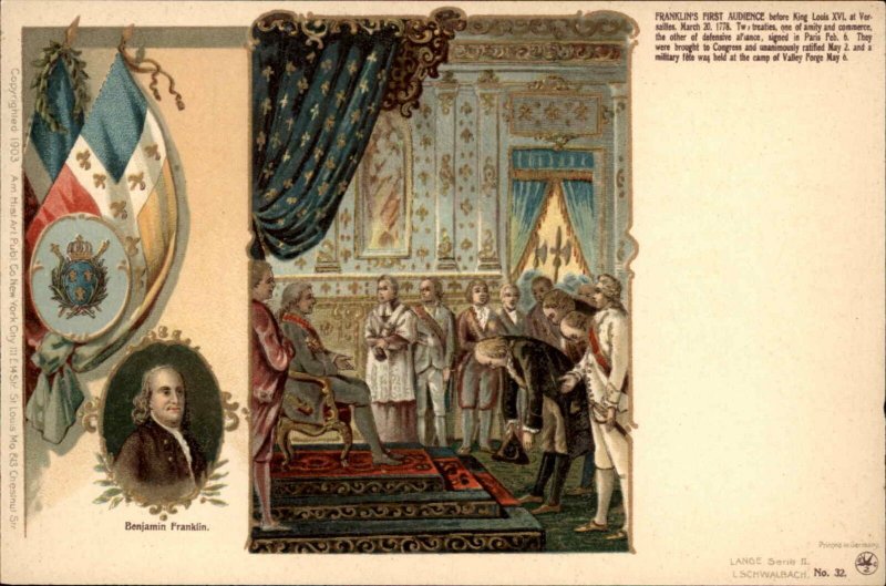 American Revolution US History Patriotic Lange Schwalbach #32 Benjamin Franklin