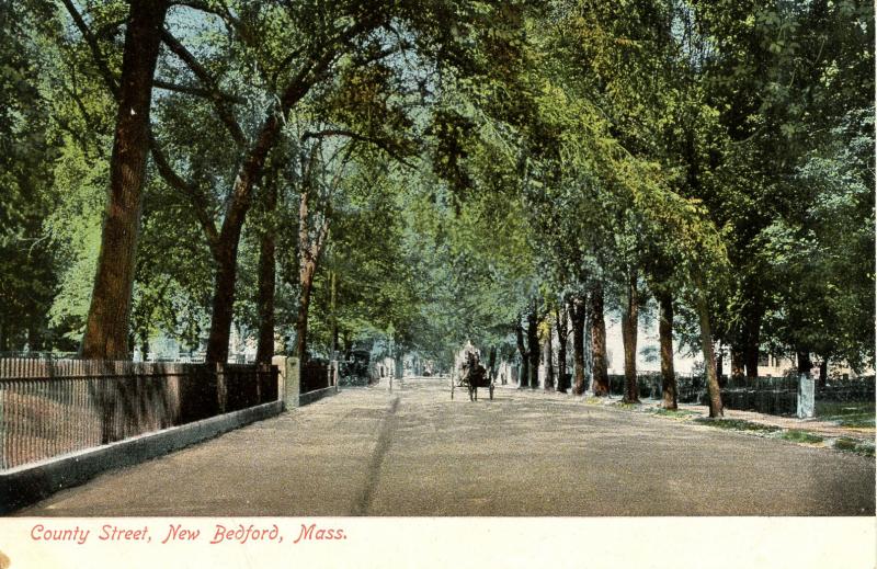 MA - New Bedford. County Street circa 1900