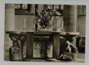 Germany - Heidelberg. Heiliggeistkirche (Holy Ghost Church) Altar RPPC  *CS