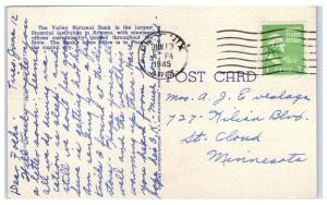 1945 Valley National Bank, Phoenix, AZ Postcard