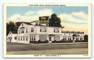 MAPLE SHADE, NJ New Jersey ~ THE KITCHEN 1958 Roadside Linen Postcard
