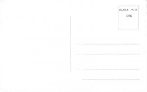 Smiling Woman Dutch Stamp Language Postzegeltaal RPPC postcard