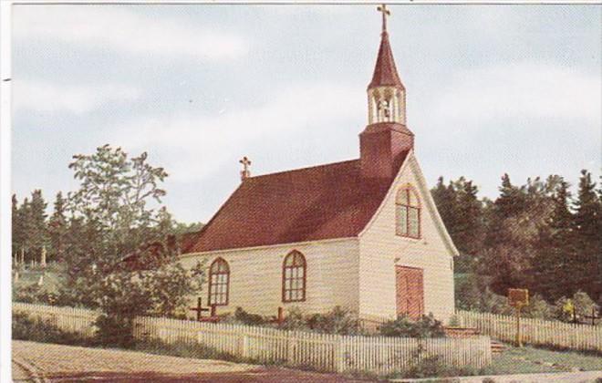 Canada Quebec Tadoussac Old Indian Church