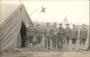 Beaudette MN Red Cross Hospital Great Fire c1910 Real Photo Vintage Postcard