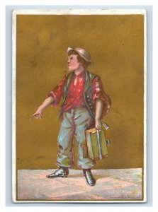 1881 Victorian Trade Cards Children Vendors Occupational Set Of 6 F21