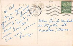 Provincetown Massachusetts Steamer Cape Code At Dock Antique Postcard K59097