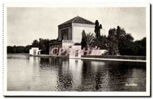 Old Postcard Marrakech Pavilion Basin of Menara