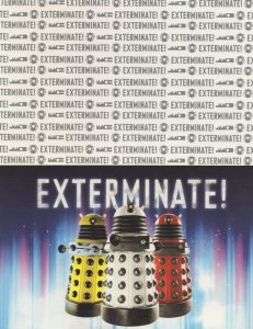 Dr Doctor Who & The Daleks Exterminate 2x Postcard s