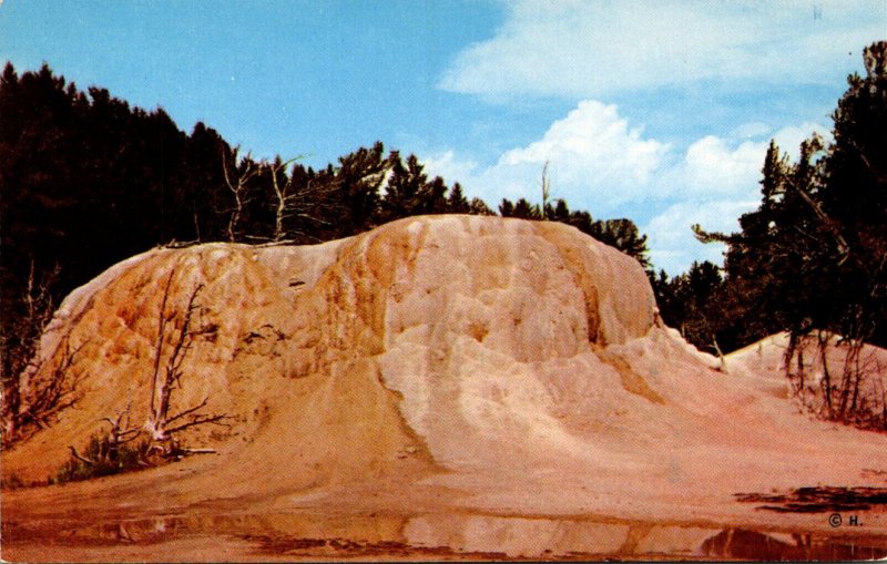 Yellowstone National Park Mammoth Orange Spring Mound