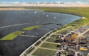 Air View Of Bay Front - Corpus Christi, Texas TX  