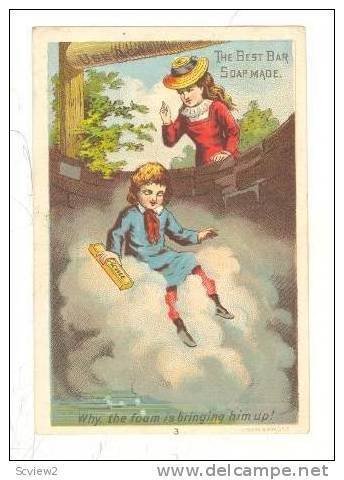 Tradecard, ACME Foam Soap Bar 1890s