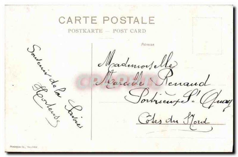 Old Postcard Evian les Bains Le Quai