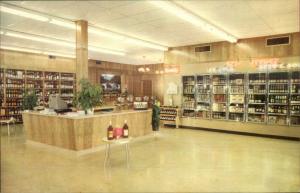 Neptune NJ Cy & Art's Liquor Beer Store Interior HWY 33 Chrome Postcard