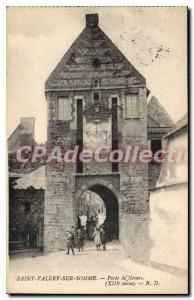Old Postcard Saint Valery sur Somme Gate Nevers