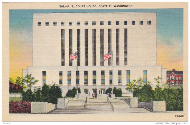 U. S. Court House, Seattle, Washington, 30-40s