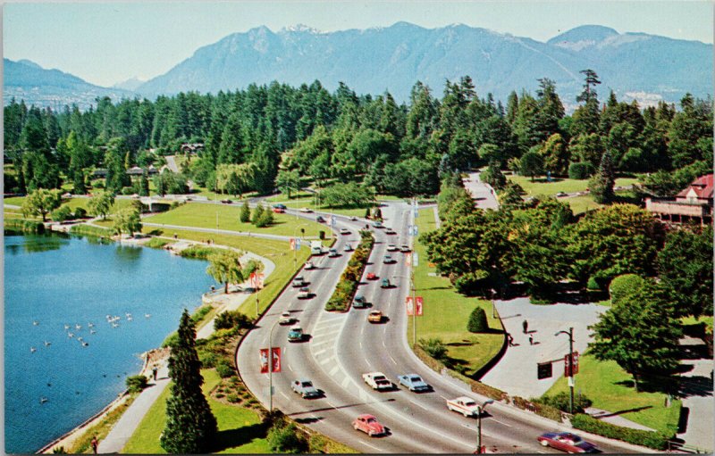 Entrance to Stanley Park Vancouver BC British Columbia Postcard G24