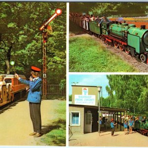 c1970s Dresden, Germany Pioneer Railway Train Station Multi View Chrome 4x6 M25