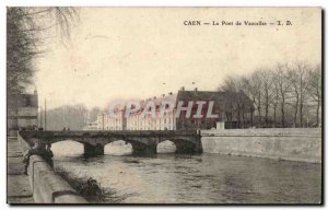 Caen Old Postcard Bridge Vaucelles
