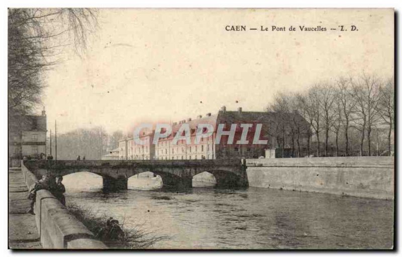 Caen Old Postcard Bridge Vaucelles