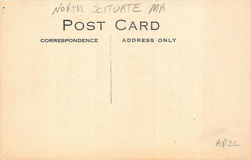 North Scituate MA Frank E. Cook Coal & Wood Storefront RPPC Postcard