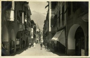 italy, MERANO, Portici (1920s) RPPC Postcard