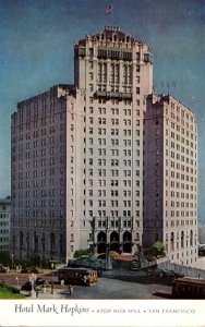 California San Francisco Hotel Mark Hopkins 1953