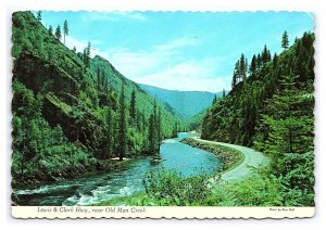 Postcard Lewis & Clark Hwy. Near Old Man Creek Idaho c1983 Continental View