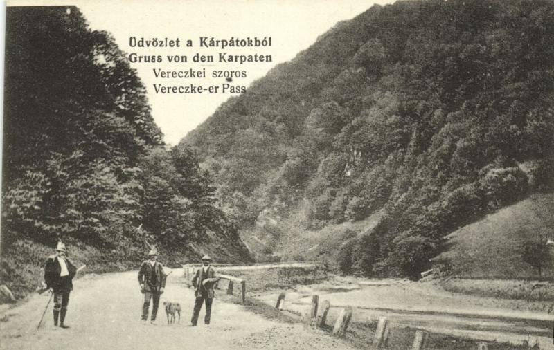 ukraine russia, Carpathians, Verecke Veretsky Vereczke-er Pass (1910s)