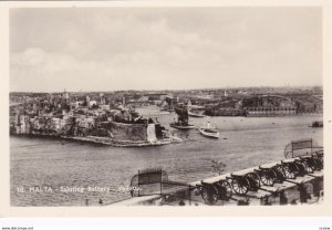 RP: Malta , 20-30s ; Saluting Battery [cannons] - Valletta