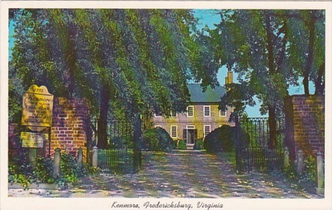 Virginia Fredericksburg Kenmore Colonial Mansion Of Colonel Fielding Lewis