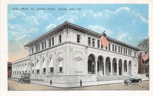 B57/ Mobile Alabama AL Postcard c1910 Post Office St Joseph Street