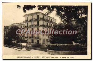 Postcard Old Aix Les Bains Hotel Sevigne