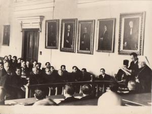 Theology Patriarchate meeting real photo to identify. Eastern Europe