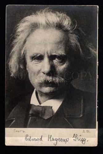 042030 GRIEG Norwegian Composer. Vintage PHOTO pc