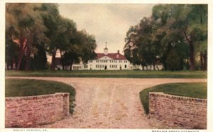 Vintage Postcard Bowling Green Entrance Ladies Association Mount Vernon Virginia