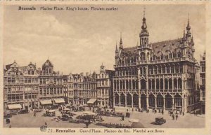 Belgium Brussels Grand' Place Maison du Roi Marche aux fleurs