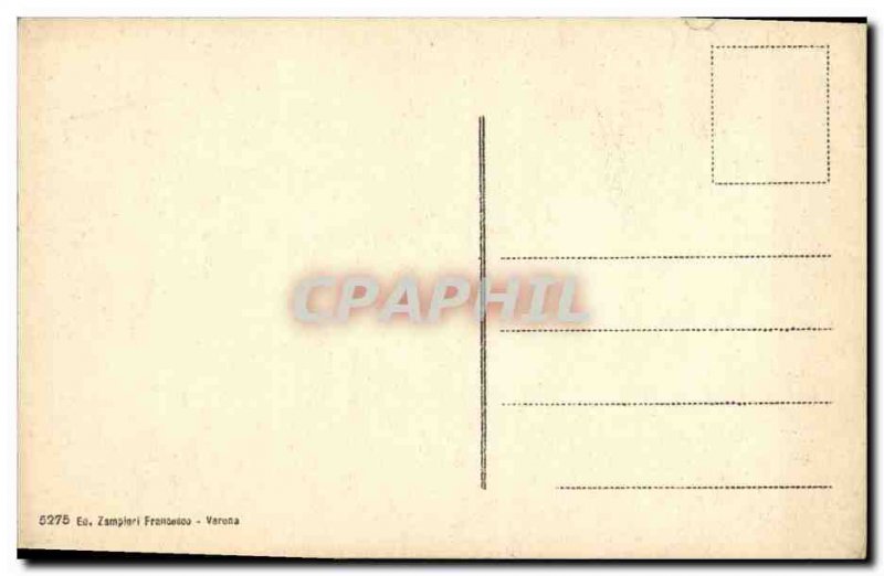 Postcard Old Verona Ponte Vecchio Castel