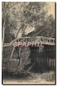 Old Postcard Poissy The Bridge Migneaux