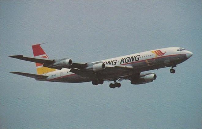 Air Hong Kong Boeing B-707-336C At Kai Tak Airport Hong Kong