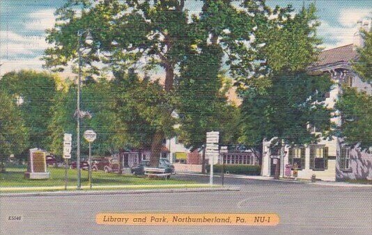 Library And Park Northumberland Pennsylvania