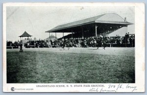 PRE 1907 NEW YORK STATE FAIR GROUNDS GRANDSTAND SCENE*SYRACUSE SERIES