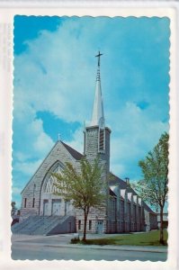 VINTAGE POSTCARD ROMAN CATHOLIC CHURCH OF NOTRE-DAME DE FATIMA FRONTENAC QUEBEC