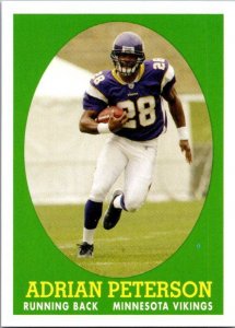 2007 Topps Football Card Adrian Peterson Minnesota Viking sk20766