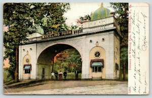 Wheeling West Virginia~Amusement Park Entrance~Tickets~PH Hornbrook~1907 PC 