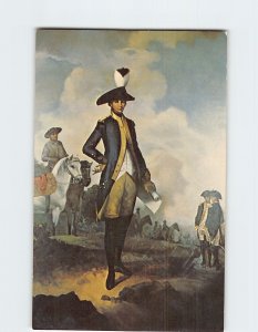 Postcard Le Marquis de Lafayette by F. G. Casanova, Williamsburg, Virginia