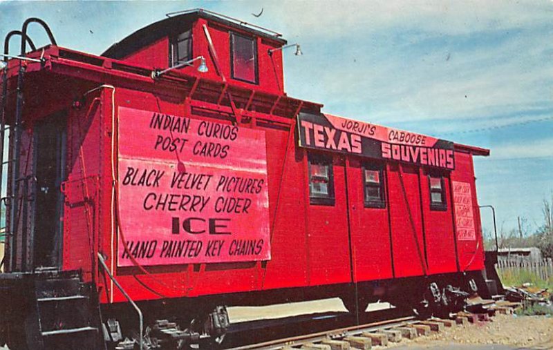 Jorji's Caboose Vega, Texas, USA Texas Train Unused 