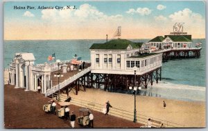 Vtg Atlantic City New Jersey NJ Heinz Pier 57 Varieties 1910s View Postcard