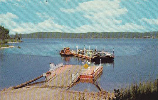 Arkansas Lake Norfork Ferry Curteich